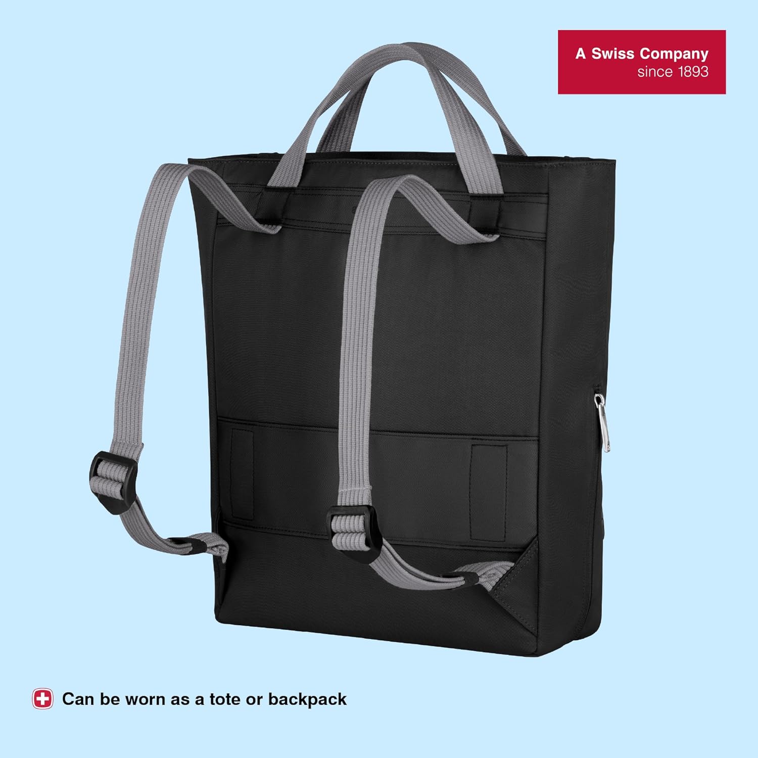 Wenger Motion Vertical Tote Chic Black
