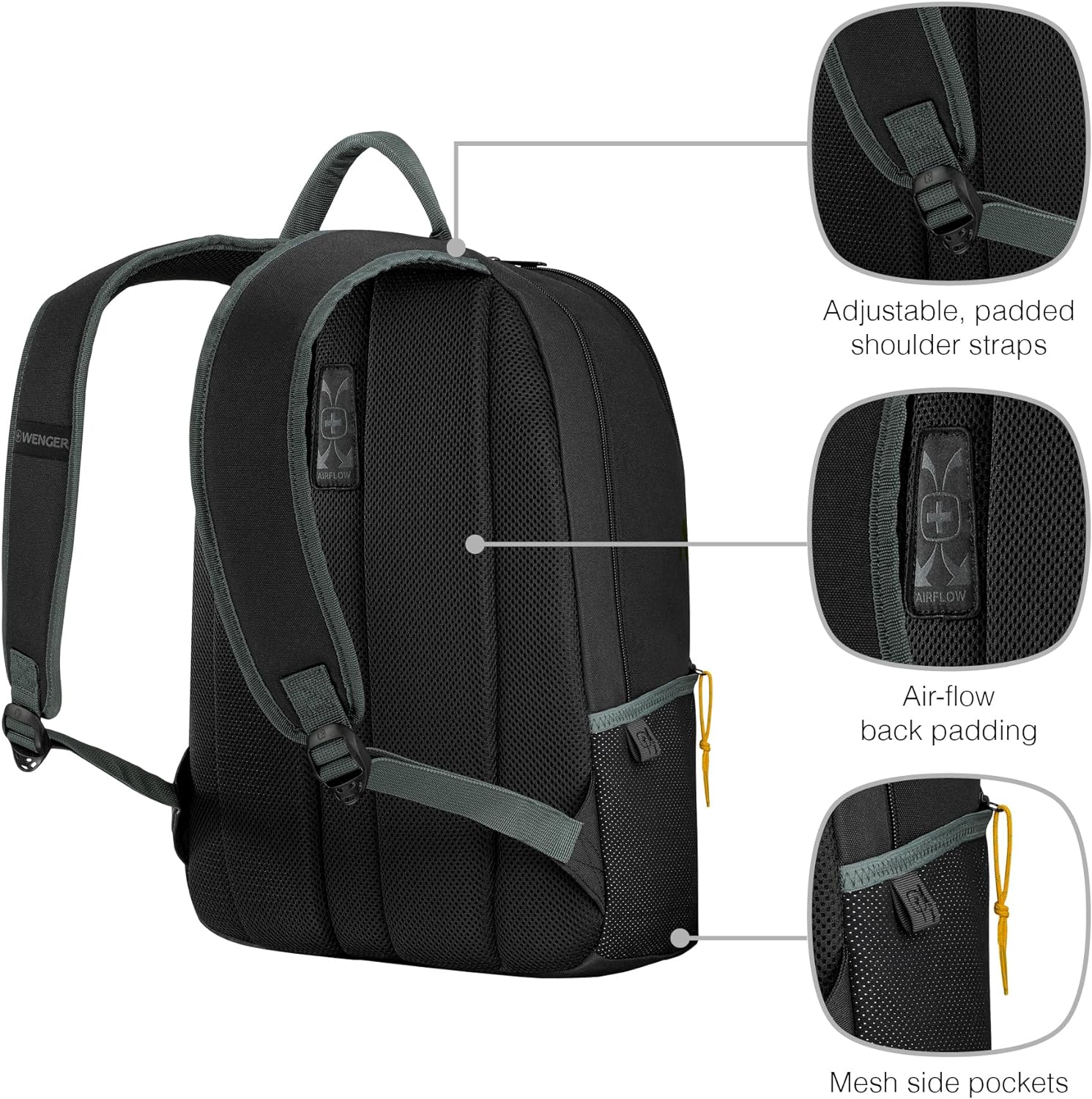 Wenger NEXT 23, Trayl, Gravity Black