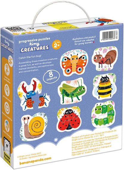 Banana Panda - Banana Panda - Oplopende Puzzels Kleine Diertjes - 33st.