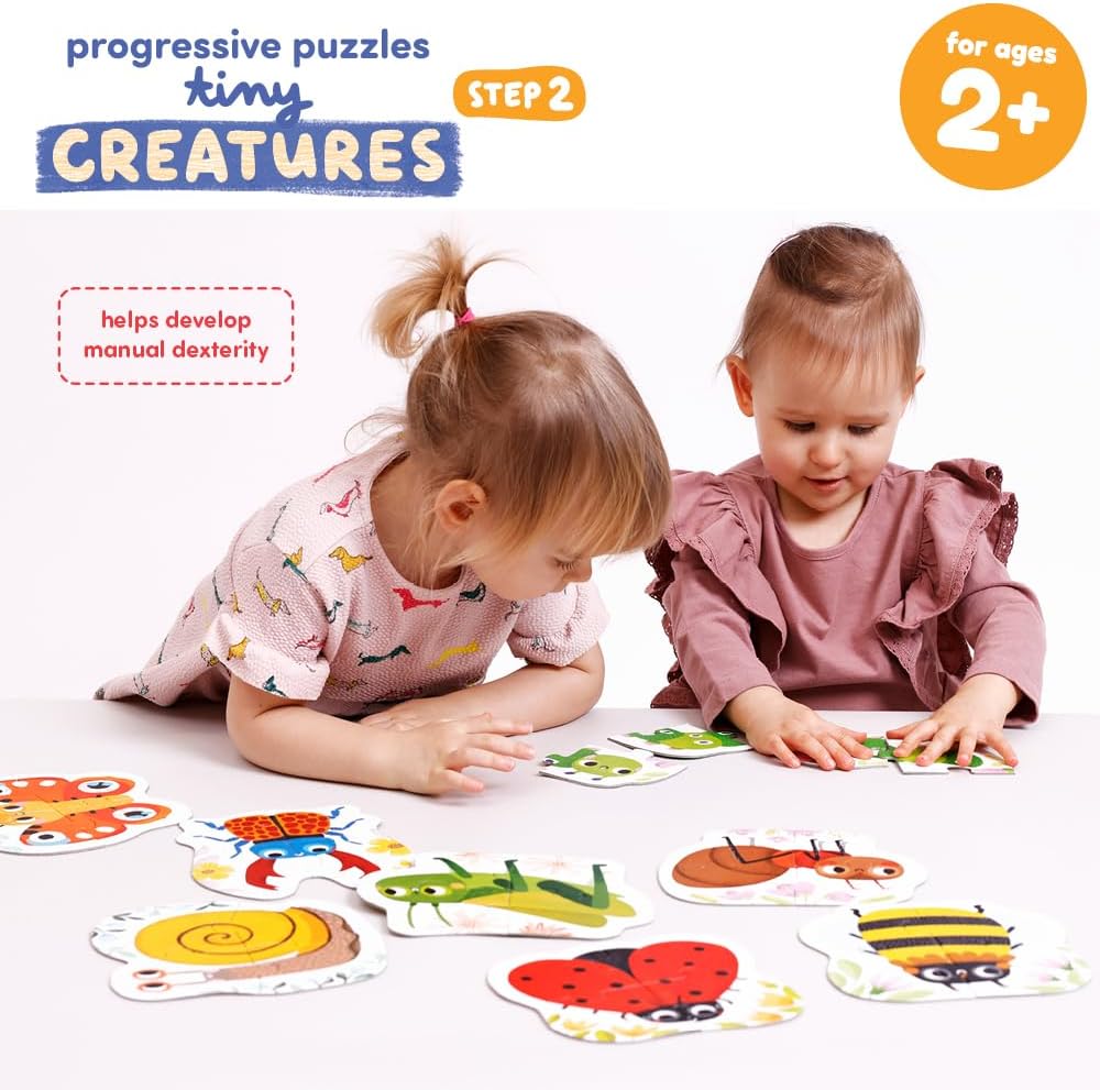 Banana Panda - Banana Panda - Oplopende Puzzels Kleine Diertjes - 33st.