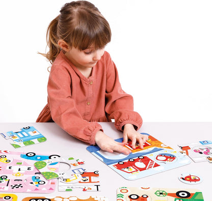 Match the Vehicles Puzzles 2+ Toddler Puzzle