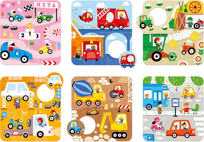 Match the Vehicles Puzzles 2+ Toddler Puzzle