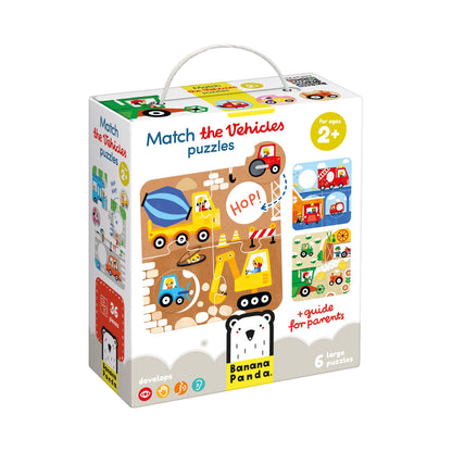 Match the Vehicles Puzzles 2+ Toddler Puzzle