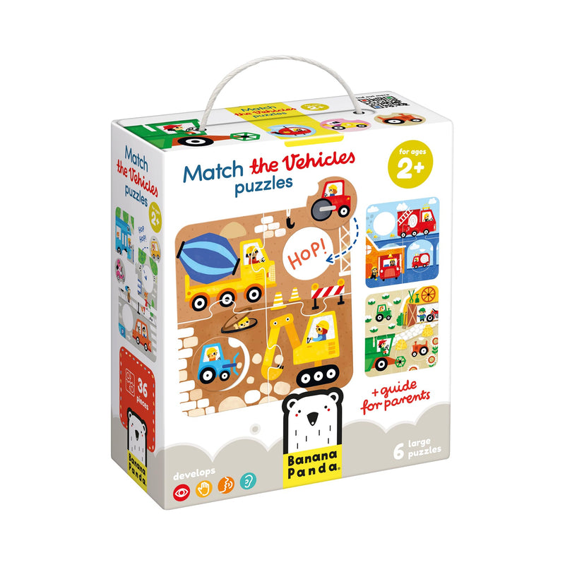 Match the Vehicles Puzzles 2+ Toddler Puzzle