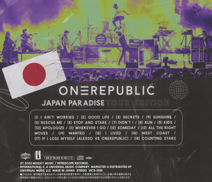 Onerepublic Japan Paradise Tour Edition