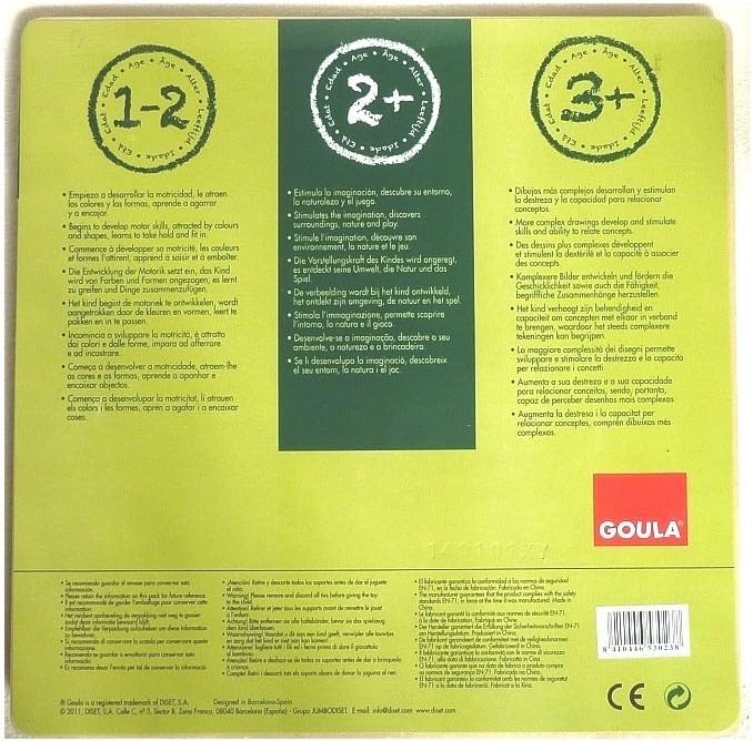 Goula 53023 Wooden Silhouette Puzzle (15 Pieces