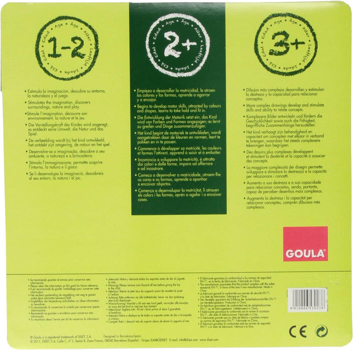 Goula 53023 Wooden Silhouette Puzzle (15 Pieces