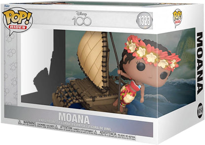 Funko Pop! Ride Super Deluxe: Disney 100 - Moana - (finale) - Collectable Vinyl Figure - Gift Idea - Official Merchandise - Toys for Kids & Adults - Movies Fans - Model Figure for Collectors