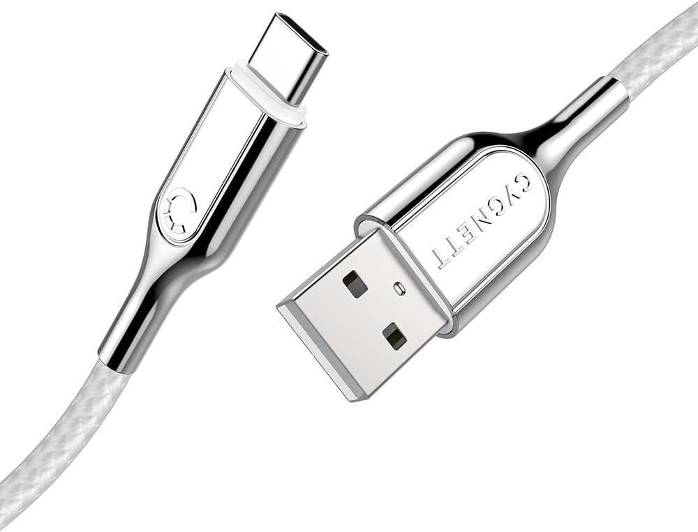 Cygnett Armoured 2.0 USB-C to USB-A  (3AMP/60W) Cable 6.5 ft (2M