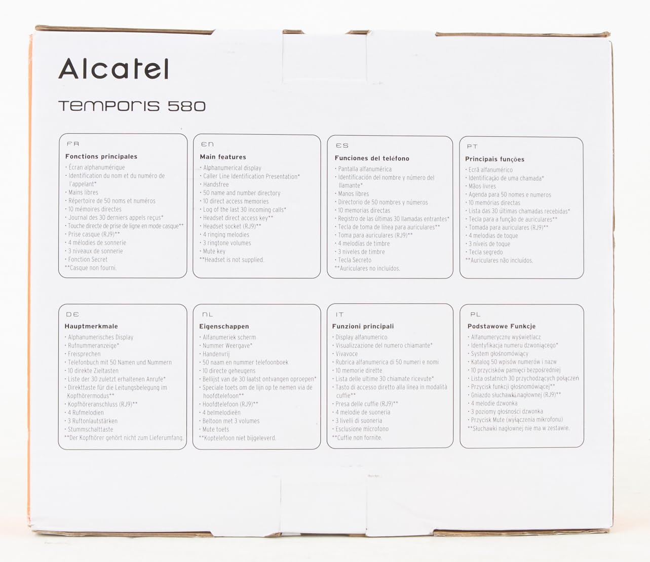Atlinks ALCATEL Temporis 580