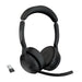 Jabra Evolve2 55 Cuffie Wireless Stereo con tecnologia Jabra Air Comfort, USB-A dongle, Tutte le piattaforme, Stereo