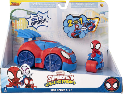 Spidey Veicolo 2 In 1 Asst2