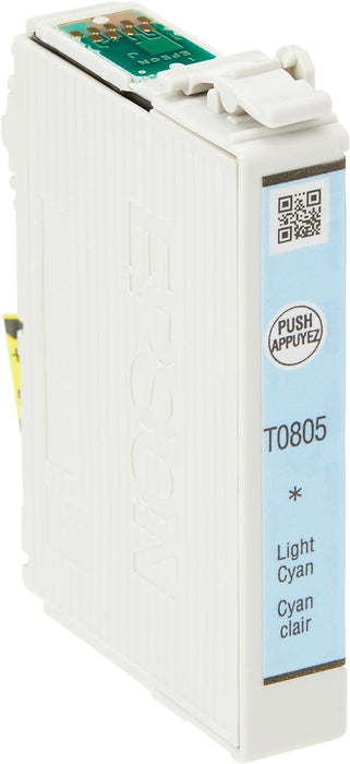 Epson T0805 Light Cyan Hummingbird Genuine Ink, Claria Photo HD Ink Cartridge