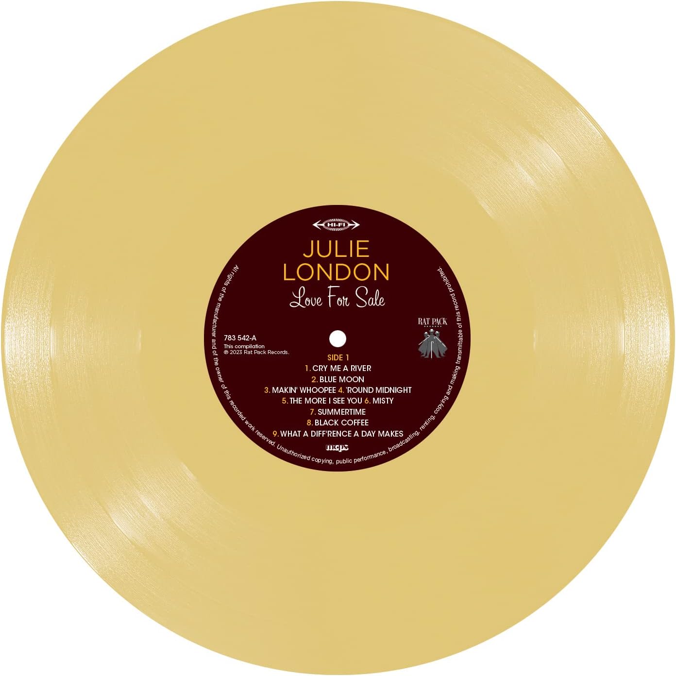 LOVE FOR SALE - -VINYL YELLOW - RSD 2023-LONDON JULIE