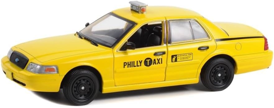 Greenlight 84173 Creed 1999 Crown Victoria Philly Taxi 1:24 Scale Diecast Model