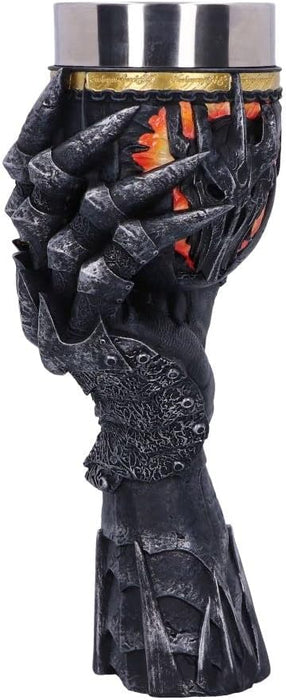 Nemesis Now Offizielles Lizenzprodukt "Herr der Ringe", Sauron, Kelch, Grau, 22,5 cm, B5895V2, 1 Stück (1er Pack