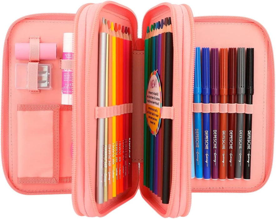 Depesche TOPModel - Triple Pencil Case - CUTIE STAR - (0412384)