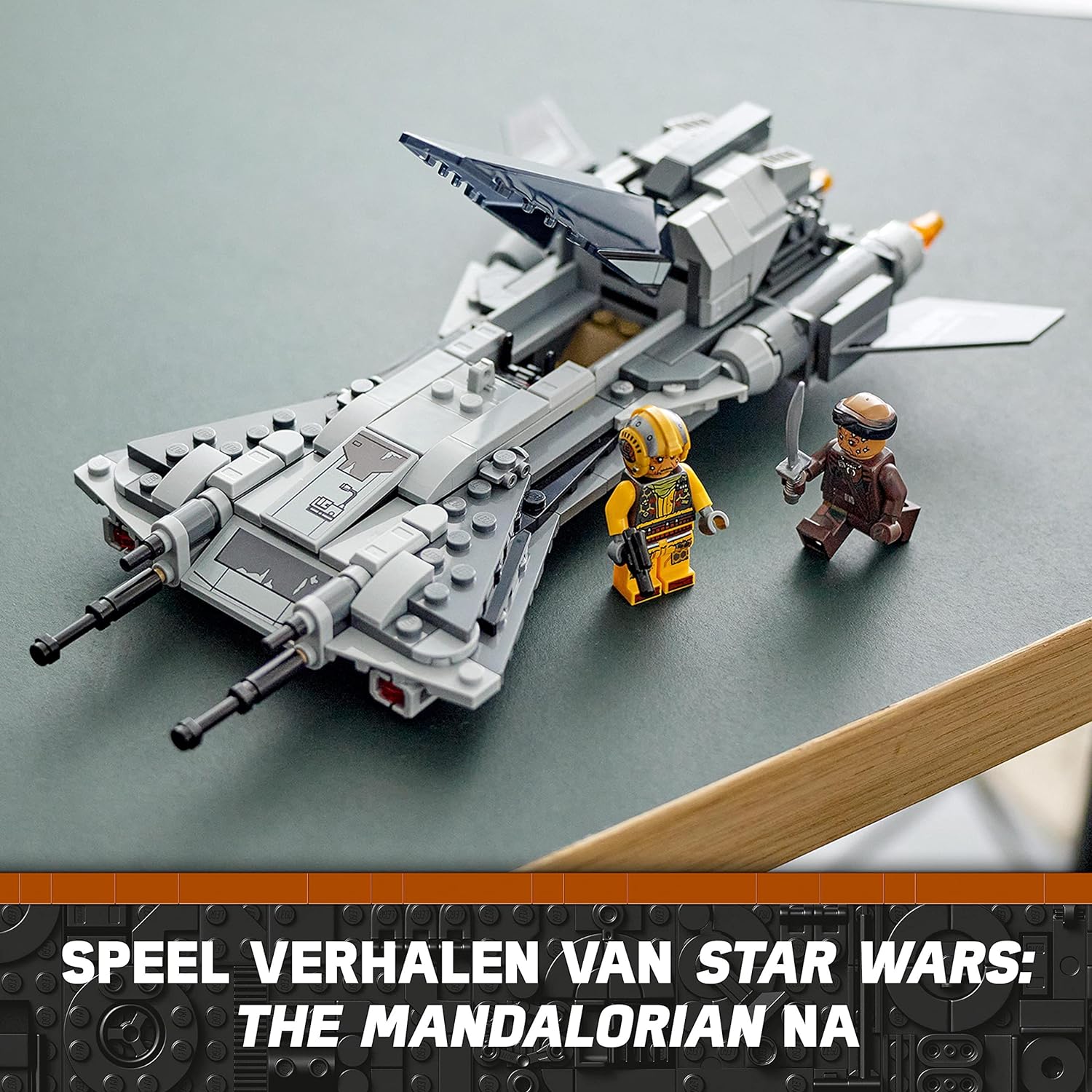 LEGO 75346 Star Wars Pirate Snub Fighter Set, The Mandalorian Season 3 Building Toy with Model Starfighter, Pilot and Vane Minifigures & 75344 Star Wars Boba Fett's Starship Microfighter