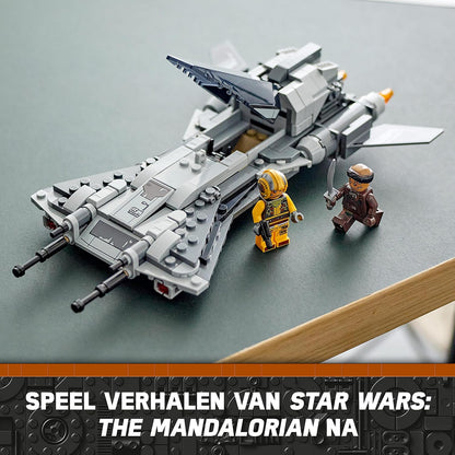 LEGO 75346 Star Wars Pirate Snub Fighter Set, The Mandalorian Season 3 Building Toy with Model Starfighter, Pilot and Vane Minifigures & 75344 Star Wars Boba Fett's Starship Microfighter