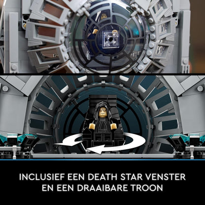 LEGO 75352 Star Wars Emperor's Throne Room Diorama, Return of the Jedi 40th Anniversary Lightsaber Dual Set, Collectible Gift for Adults with Luke Skywalker and Darth Vader Minifigures Single