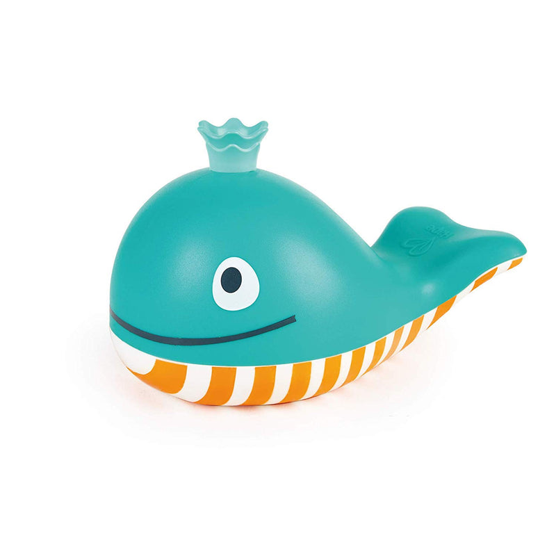 Hape Bubble Blowing Whale | Baby Squirt Toy for Bath Time Play, Blue
