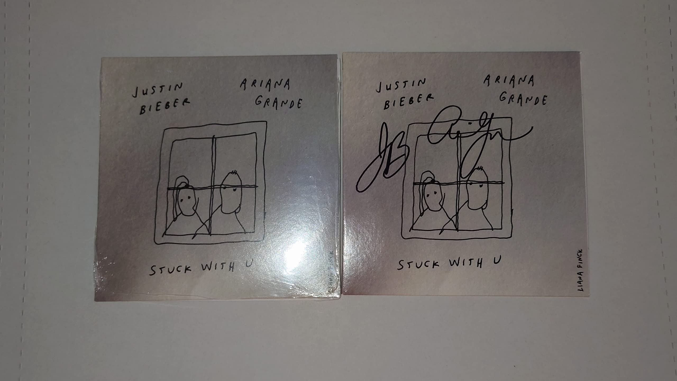 Justin Bieber & Ariana Grande - Stuck With U - CD Single Alternate Cover Window Limited Edition