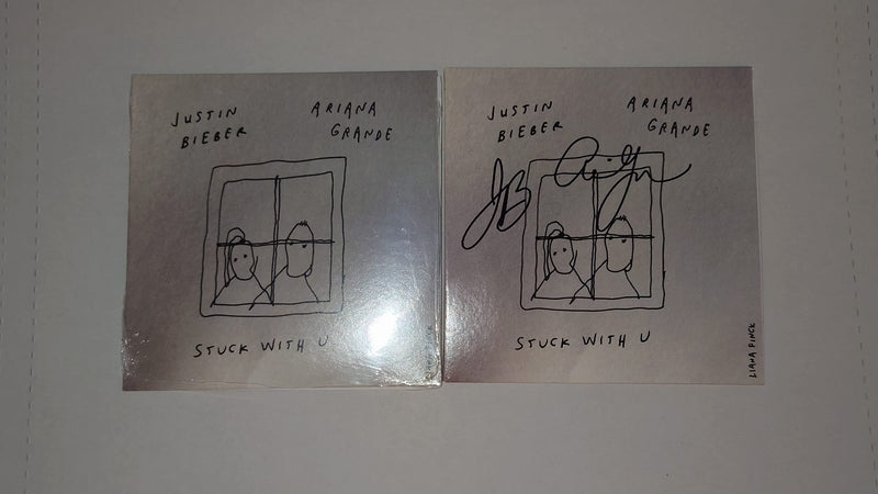 Justin Bieber & Ariana Grande - Stuck With U - CD Single Alternate Cover Window Limited Edition