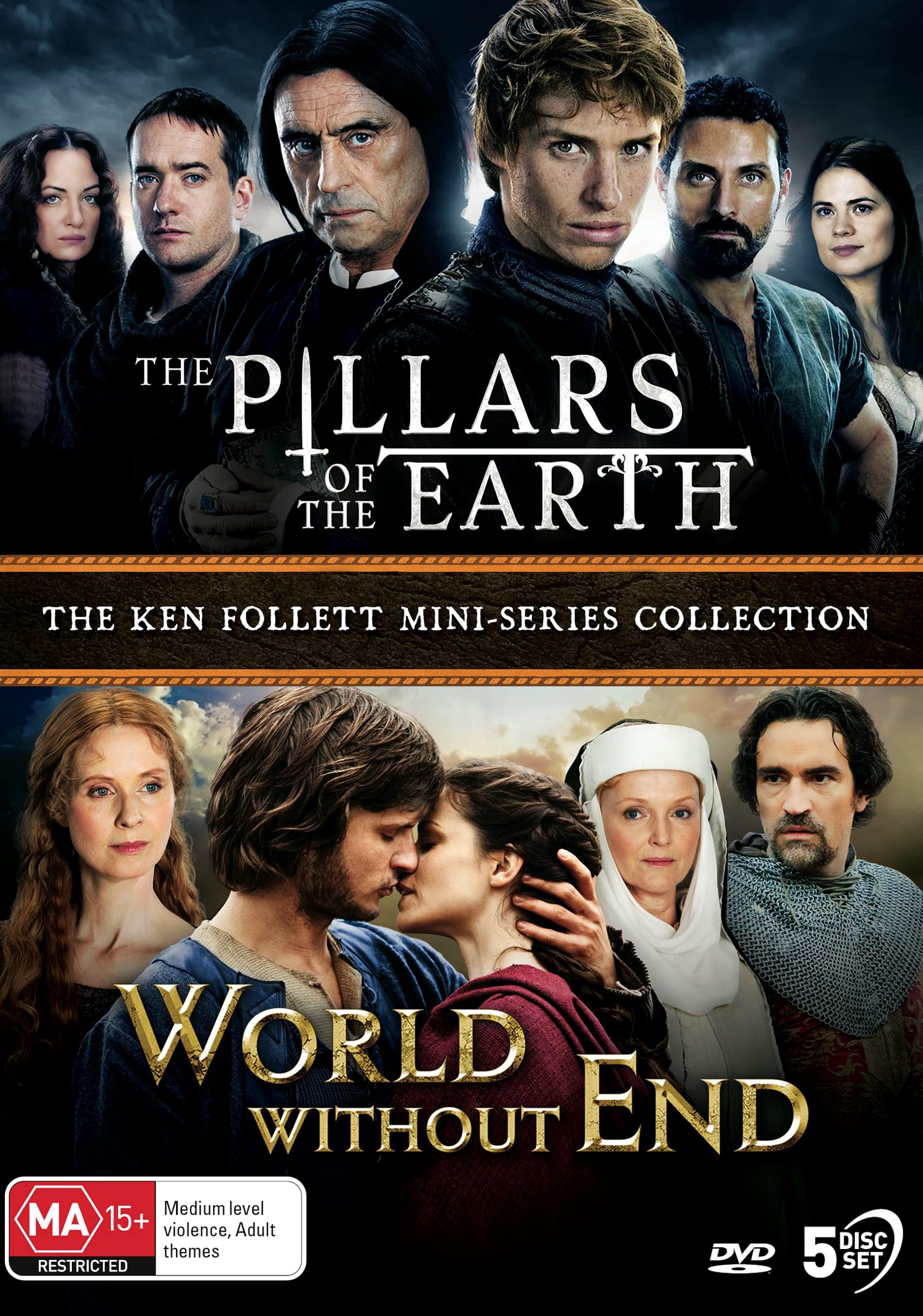 Ken Follett Mini-Series Collection: Pillars of the Earth / World Without End