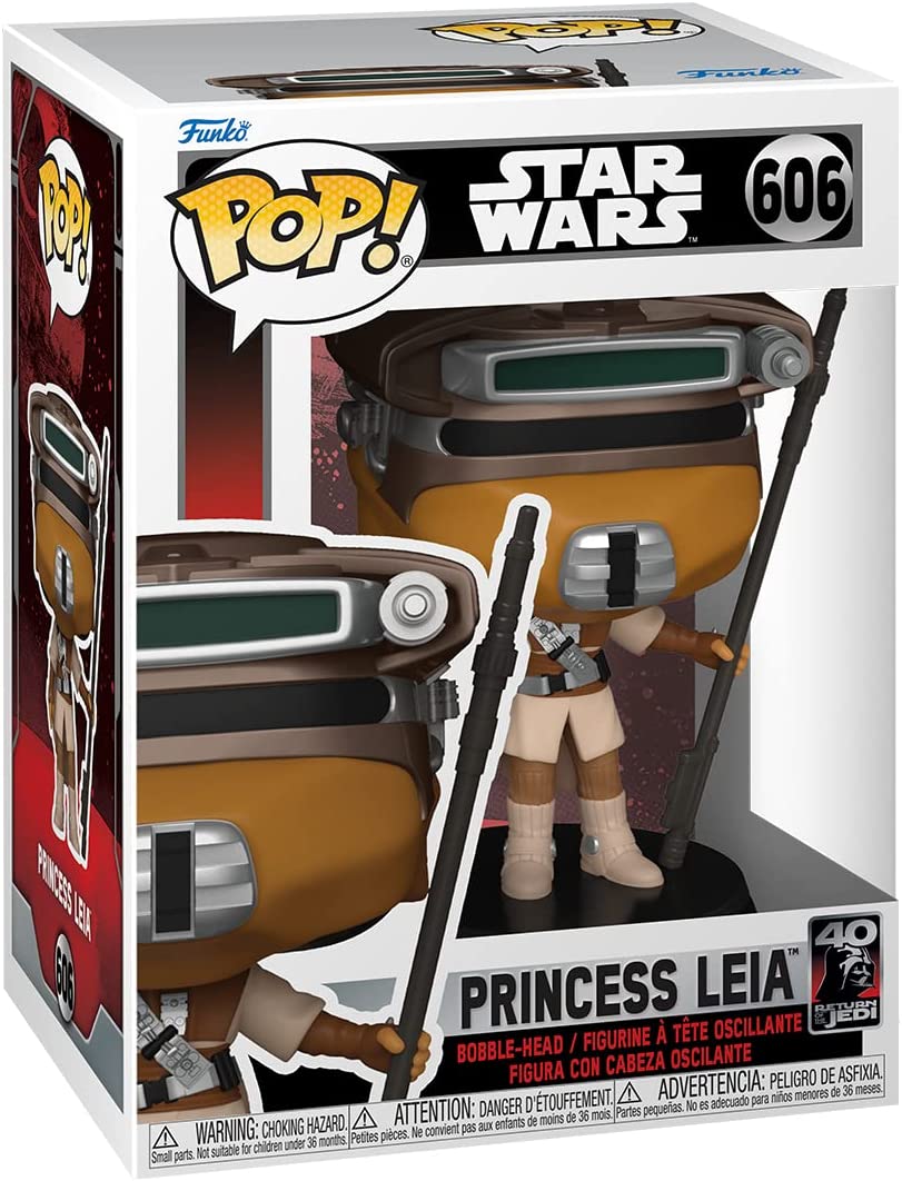 Funko POP! Star Wars: RotJ 40th - Leia - (Boushh) - Collectable Vinyl Figure - Gift Idea - Official Merchandise - Toys for Kids & Adults - Movies Fans - Model Figure for Collectors and Display