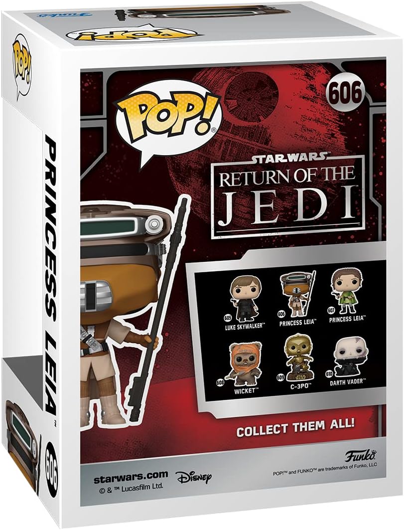 Funko POP! Star Wars: RotJ 40th - Leia - (Boushh) - Collectable Vinyl Figure - Gift Idea - Official Merchandise - Toys for Kids & Adults - Movies Fans - Model Figure for Collectors and Display