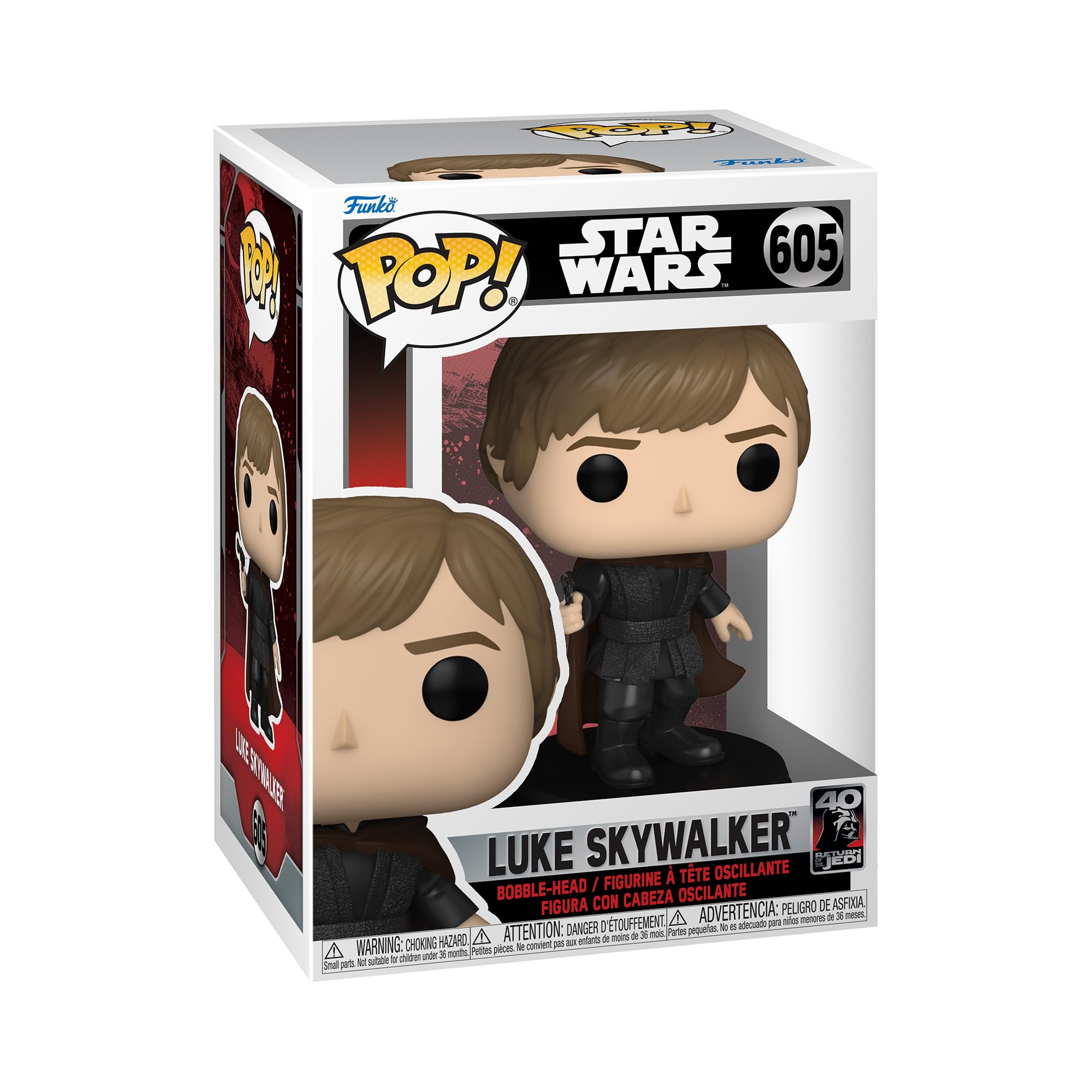 Funko POP! Star Wars: RotJ 40th - Luke - Collectable Vinyl Figure - Gift Idea - Official Merchandise - Toys for Kids & Adults - Movies Fans - Model Figure for Collectors and Display