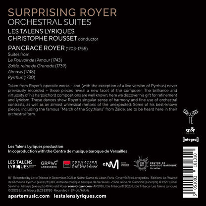 Surprising Royer: Orchestral Suites