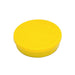 Bi-Office - Imanes para Pizarra, 30 mm, Amarillo, Paquete de 10