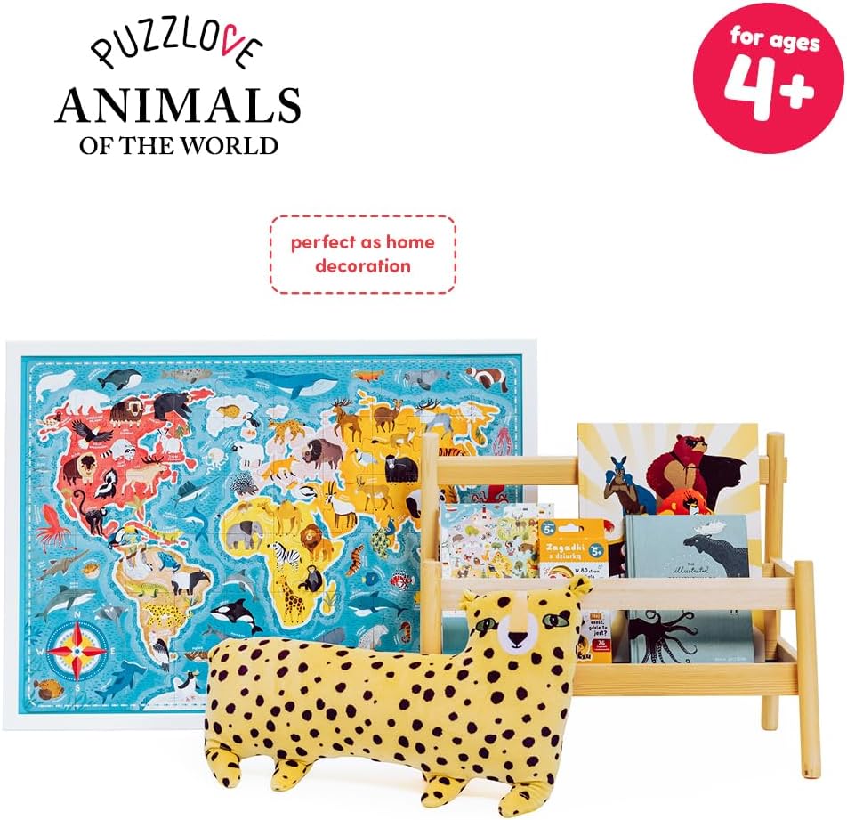 Banana Panda Puzzlove Jigsaw Puzzle - Animals of The World - 60 pcs