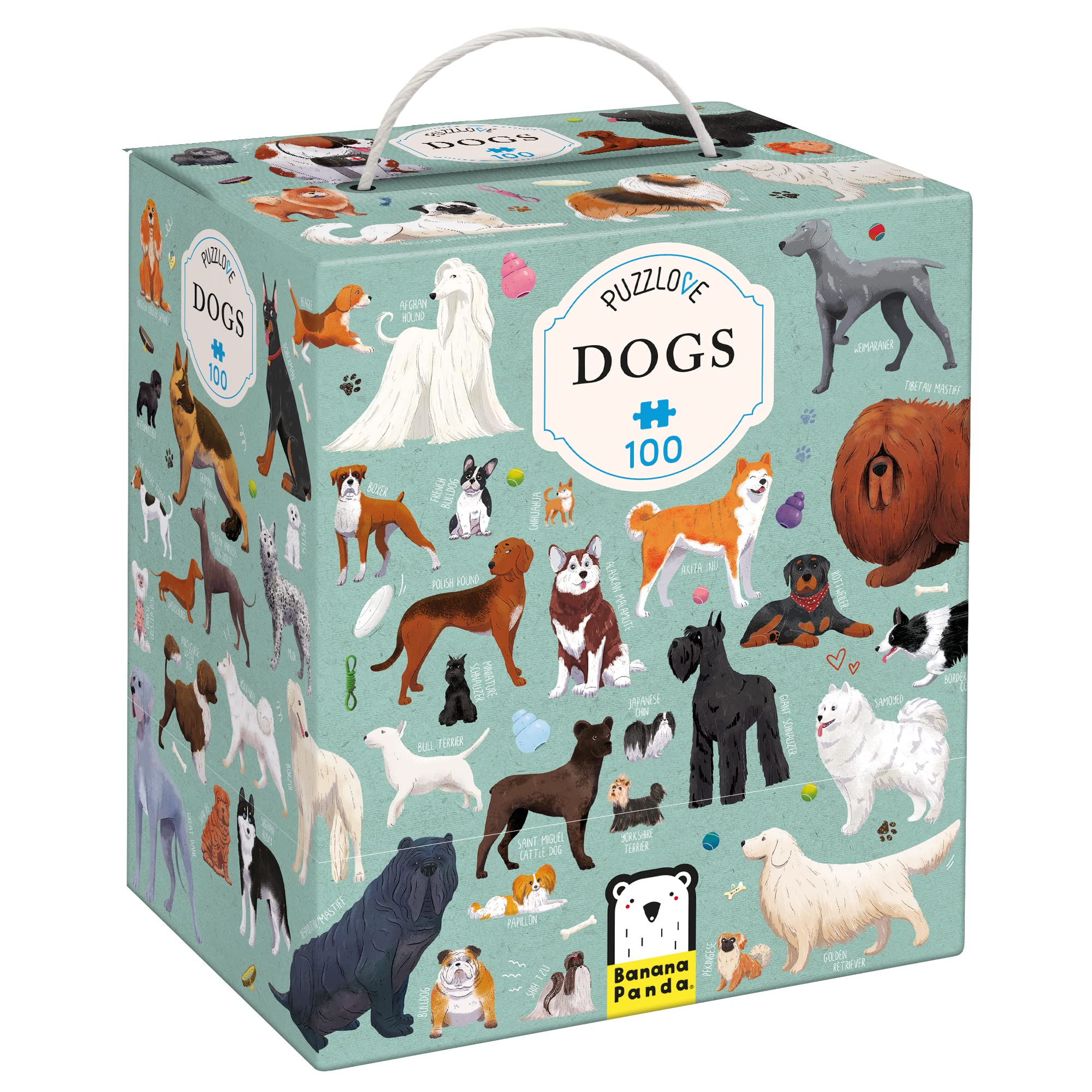 Puzzlove Jigsaw Puzzle - Dogs - 100 pcs