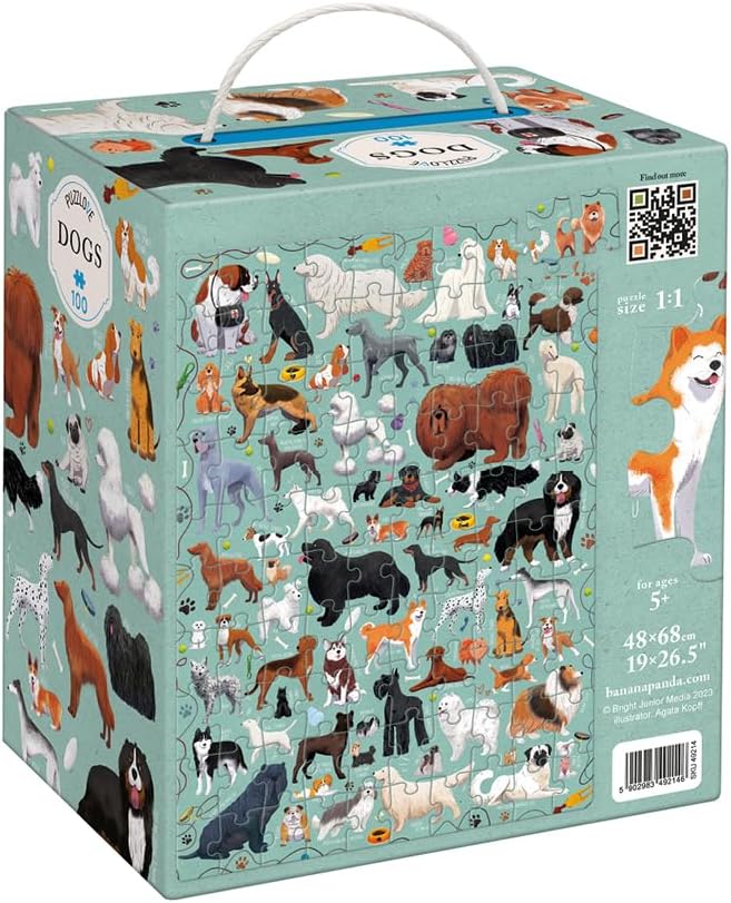 Puzzlove Jigsaw Puzzle - Dogs - 100 pcs