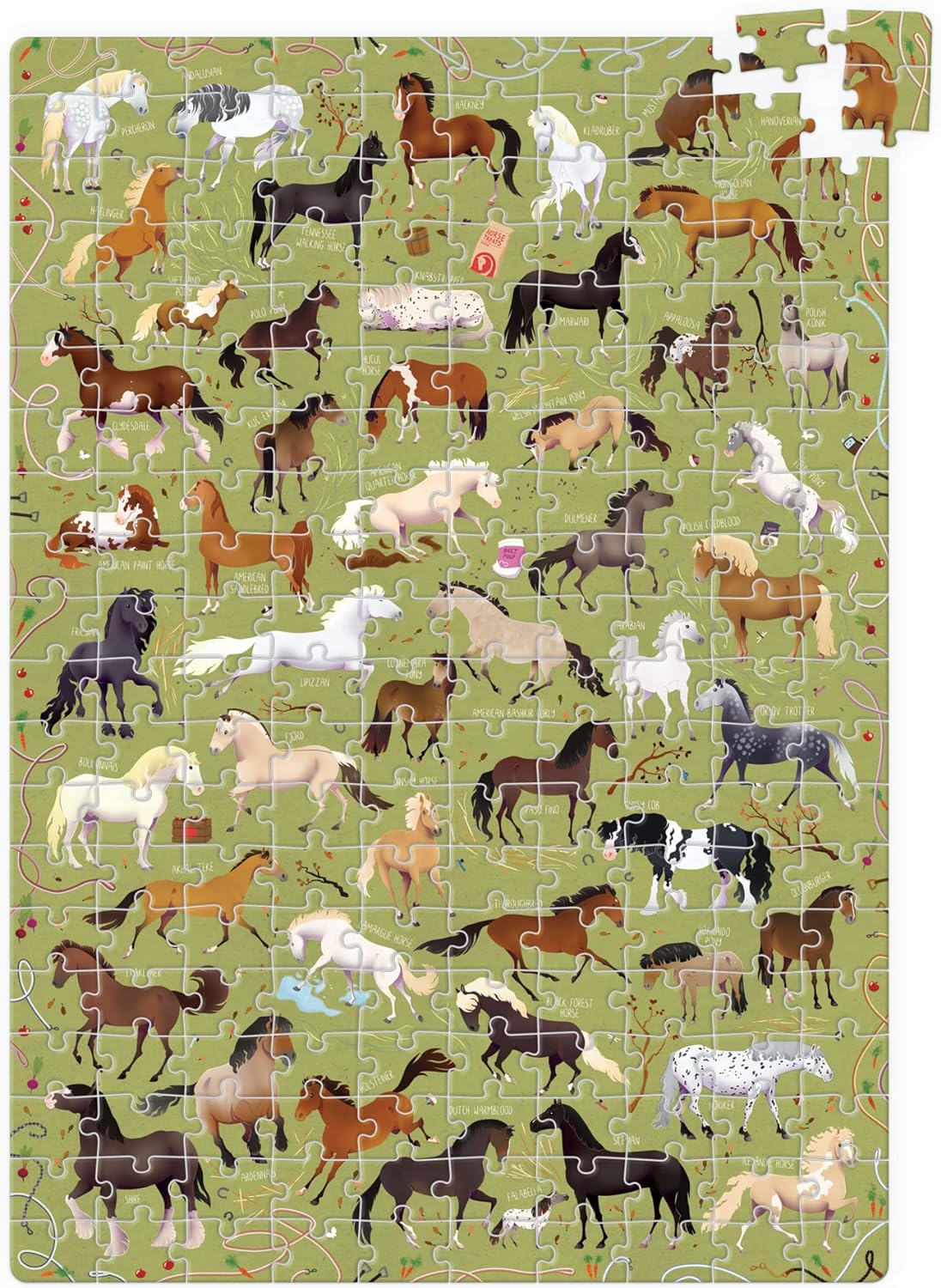 Banana Panda Puzzlove Jigsaw Puzzle - Horses - 200 pcs