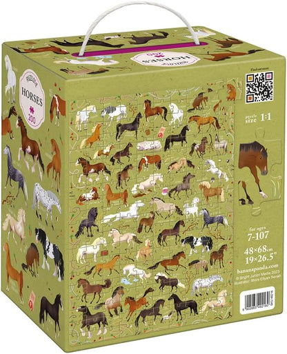 Banana Panda Puzzlove Jigsaw Puzzle - Horses - 200 pcs