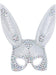 Smiffys Fever Silver Jewel Bunny Mask