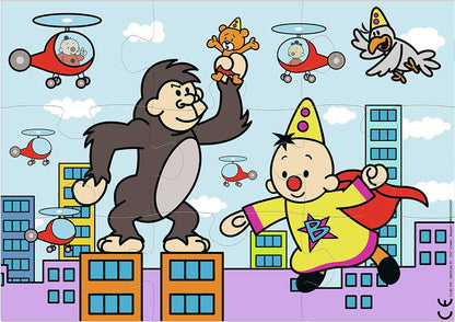 Bumba - kartonnen puzzel van 9 stukjes - Super Bumba
