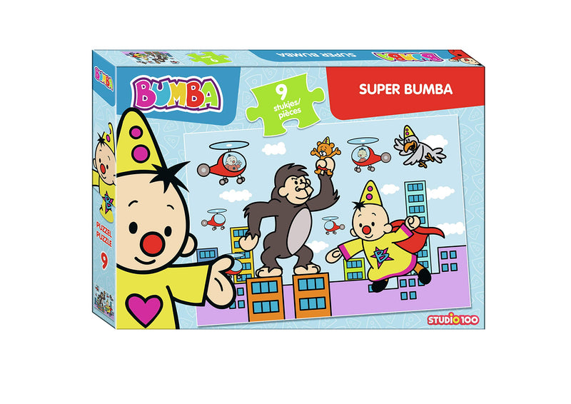 Bumba - kartonnen puzzel van 9 stukjes - Super Bumba