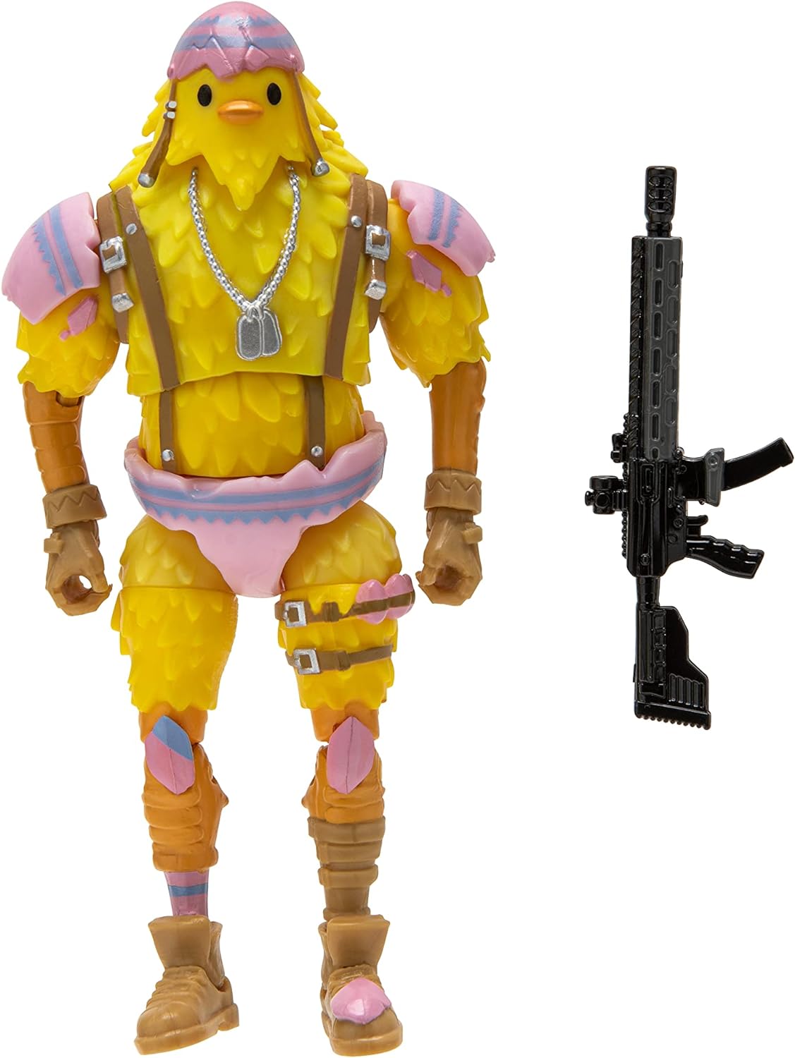 Fortnite Lupo e cinghiale - Modalità duo - Personaggi articolati di lupo, cinghiale e fortuna da 10,2 cm con accessorio per armi