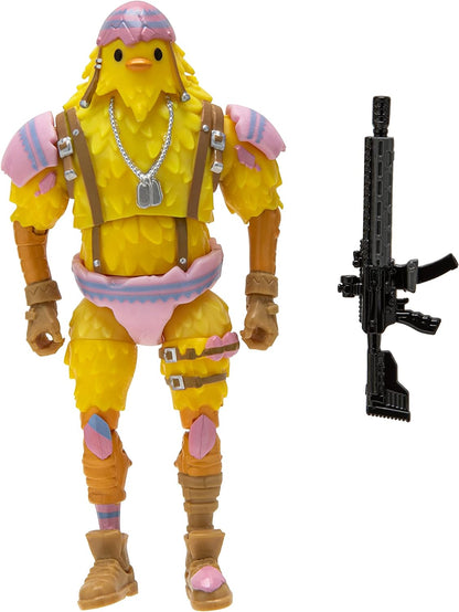 Fortnite Lupo e cinghiale - Modalità duo - Personaggi articolati di lupo, cinghiale e fortuna da 10,2 cm con accessorio per armi
