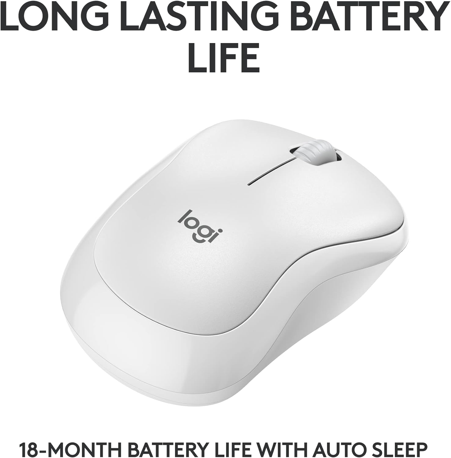 Logitech M240 Silent Bluetooth Mouse, Wireless, Compact, Portable, Smooth Tracking, 18-Month Battery, for Windows, macOS, ChromeOS, Compatible with PC, Mac, Laptop, Tablets