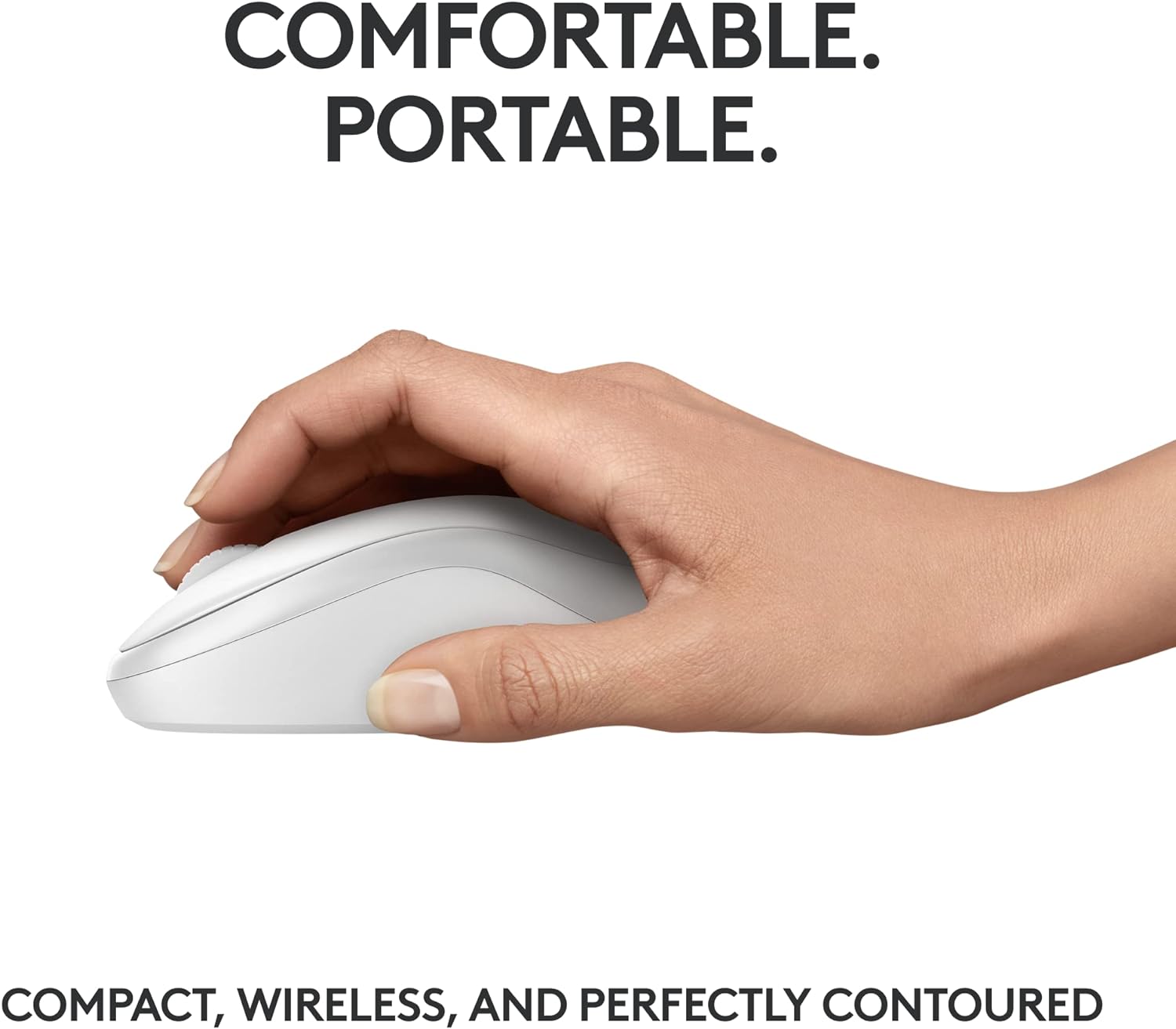 Logitech M240 Silent Bluetooth Mouse, Wireless, Compact, Portable, Smooth Tracking, 18-Month Battery, for Windows, macOS, ChromeOS, Compatible with PC, Mac, Laptop, Tablets