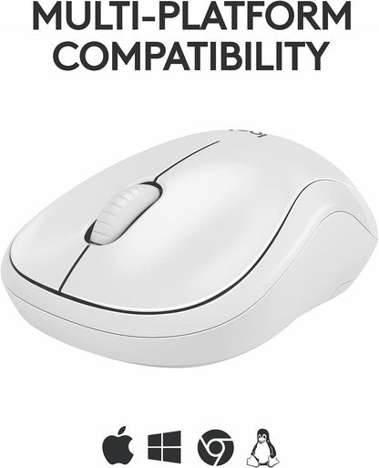 Logitech M240 Silent Bluetooth Mouse, Wireless, Compact, Portable, Smooth Tracking, 18-Month Battery, for Windows, macOS, ChromeOS, Compatible with PC, Mac, Laptop, Tablets