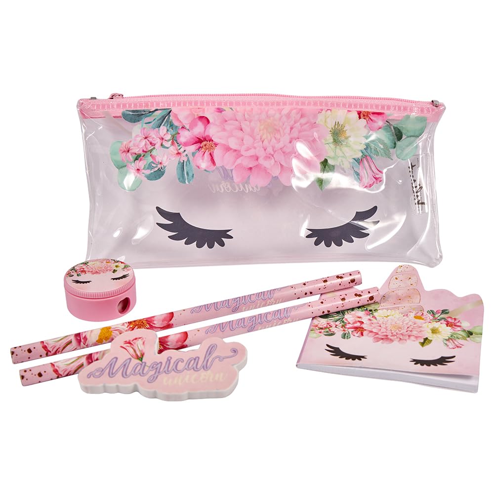 Kids Licensing Unicorn Flowers Pencil Case (90208155), Durable