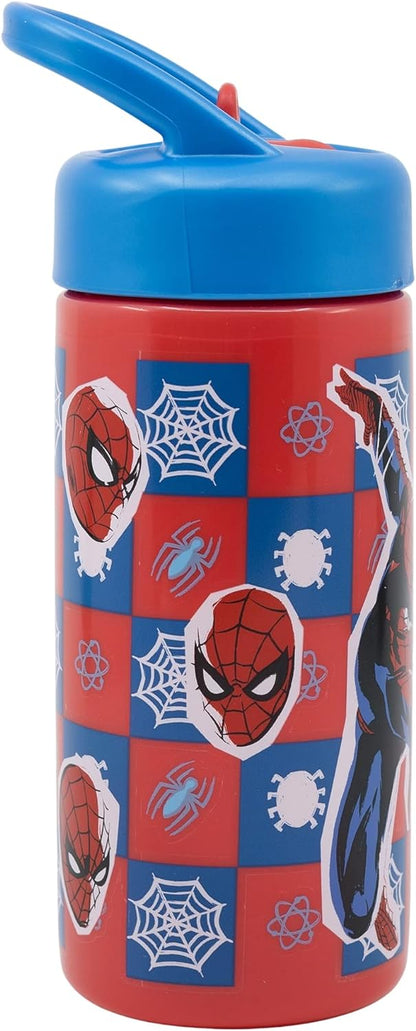 410 ML Playground Bottle Spiderman Arachnid Grid