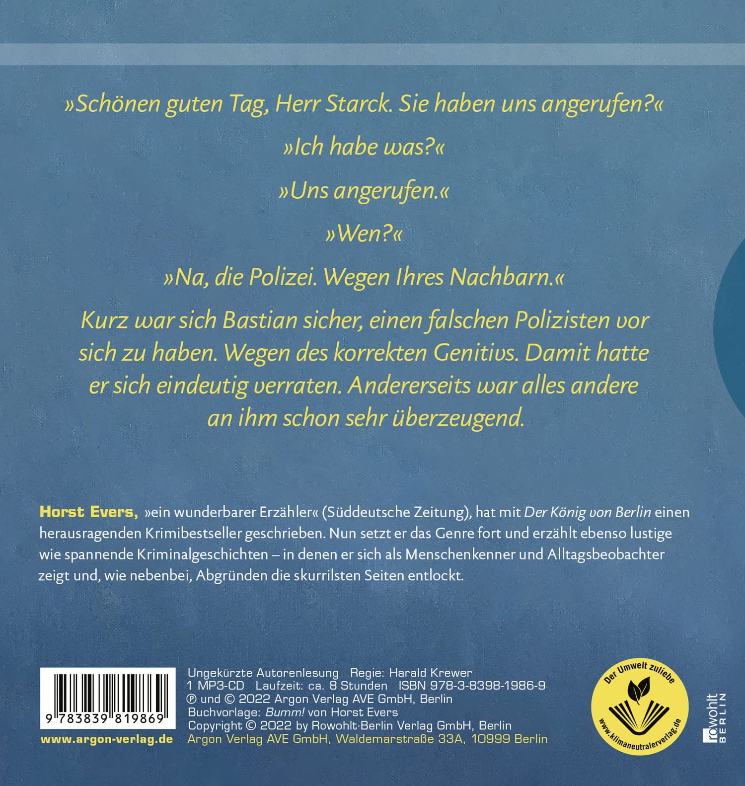 Bumm!: Kriminalgeschichten