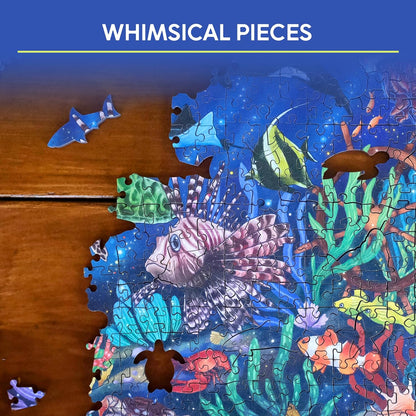 Ravensburger Wooden Jigsaw Puzzle for Adults and Kids Age 14 Years Up - Under The Sea 500 Pieces